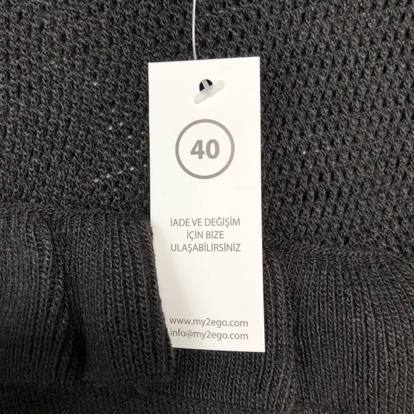 Black Ruffle Sweater - Picture 3 of 5